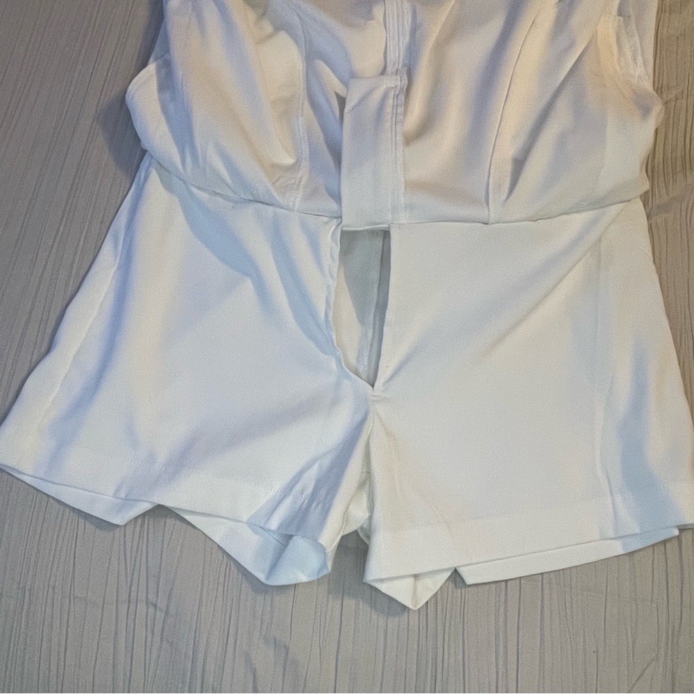Nike white gold skort dri‎ fit performance size 4 - Picture 8 of 11